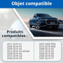 Lot de 2 Clips de Pare-Soleil pour Audi A4 B8, Support de Pare-Soleil Audi avec A1 A3 A4 A5 Q3 Q5 (8E0 857 562) A7 B6 B7 B8 S4 S
