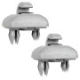 Lot de 2 Clips de Pare-Soleil pour Audi A4 B8, Support de Pare-Soleil Audi avec A1 A3 A4 A5 Q3 Q5 (8E0 857 562) A7 B6 B7 B8 S4 S