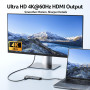 Acer Hub USB C HDMI 4K@60Hz 5 en 1,Adaptateur USB-C vers HDMI | USB A 3.0 et USB-C 5 Gbps, Charge PD 100W, Aluminium+Nylon pour 