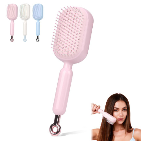 OuryTech Brosse Boucles, Brosse à Cheveux Bouclés Avec Massage Coussin d'Air, Peigne Boucles Et Démêlage Anti-Statique Pour Tous