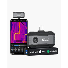 Thermal Master P1 Caméra Thermique pour iPhone & Android USB-C, X³ IR Résolution 320x240, -20°C à 600°C, 15x Zoom, 25 Hz Caméra