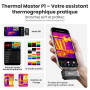 Thermal Master P1 Caméra Thermique pour iPhone & Android USB-C, X³ IR Résolution 320x240, -20°C à 600°C, 15x Zoom, 25 Hz Caméra