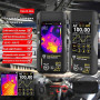 BSIDE SH9 Multimètre Caméra Thermique à Double Fusion Lumineuse Imageur Thermique IR 428X320 avec Objectif Macro Multimètre Grap