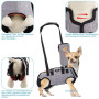 Ownpets Harnais de Levage pour Petit Chien, Serviette de Transport pour Petit Chien, Harnais Complet pour Tout Le Corps, Sac de