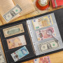 Pochettes de protection pour billets de banque 150 pochettes | Uncle Paul 50 feuilles sans acide pour billets timbres et coupons