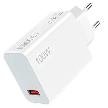 Chargeur 100W pour Xiaomi 17T pro REDMI Note 15 Pro+ POCO X8 Pro F8 M8