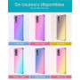 HONLEN Coque pour Redmi Note 11 / Note 11S (4G) Étui, (6.43" inches) Transparente Dégradée TPU Silicone Quatre Coins Renfort d'a