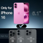 JETech Coque Magnétique pour iPhone 16, Rose | Compatible avec MagSafe, Étui Housse Bumper Antichoc, Résistant aux Rayures, Dos