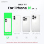 ORNARTO Coque pour iPhone 16 Silicone (Noir) | en Silicone Liquide, Protection Antichoc Complète, Intérieur Doux en Microfibre