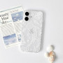 NITITOP Coque pour iPhone 16 Océanique Motif, Poisson Blanc | pour Femme Fille, Mignonne Baleine Coquille, Transparente Aestheti