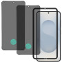 Anti-Espion Verre Trempé pour Samsung Galaxy S25, [Compatible Empreinte Digitale ID] [2 pièces] Anti-Spy Privacy Film Protection