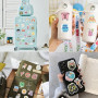 Ptyism 200 Pièces Stickers Aesthetic，Autocollant Aétanche丨Stikers Waterproof，Autocollants en Vinyle Waterproof Gommettes Pour le