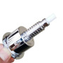 Bouton poussoir de chasse d'eau à double tête ronde pour chasse d'eau - Bouton poussoir de rechange pour réservoir d'eau de sall