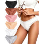 Sth Big Culotte Femme Coton avec Dentelle Slip Femme Doux et Confortable sous-Vêtements Féminins Respirants Culottes Élégantes e