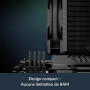 ARCTIC Freezer 36-S (noir) - Refroidisseur d'air processeur, tour simple | Cooler PC, ventilateur P12 Pro 120 mm avec pression o