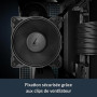 ARCTIC Freezer 36-S (noir) - Refroidisseur d'air processeur, tour simple | Cooler PC, ventilateur P12 Pro 120 mm avec pression o