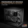 be quiet! Light Base 500 Boîtier PC, Panneaux Avant et latéral entièrement vitrés, Style Aquarium, Conception à Double Chambre, 
