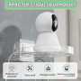 xruc Lot de 2 Étagères Murales pour Caméra, Support Étagère Murale Camera | Support Universel Adhésif pour Babyphone, Sans Perça