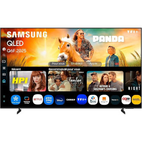 Samsung TV AI 55 Pouces QLED 55Q6F 4K Smart TV, Quantum Dots, Q4 Lite Processor, WiFi, Airplay, HDR, Q-Symphony, OTS Lite, Knox