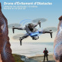 Drone avec Camera 4K Professionnel pour Adultes, GPS Drone pour Adultes, 54 Min de Vol, Résistant au Vent, Moteur Brushless, Sui
