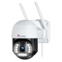 Ctronics 4K 8MP Caméra Surveillance WiFi Extérieure PTZ | 2.4/5Ghz WiFi, Détection Humaine/Véhicule/Animal, Suivi Automatique, C