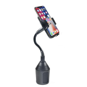 DBREAKS Universel Support de Voiture Support de Fixation Réglable sur Porte-Gobelet de Voiture avec Bras Flexible de 8.4 cm pour
