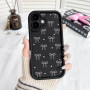 NITITOP Coque pour iPhone 16 Mignonne Bowknot Cœur Motif, Noir | avec Nœud Papillon Motif, pour Femme Fille, Souple Silicone Ant
