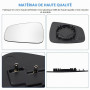 Mingke Verre de Rétroviseur Gauche Compatible avec Renault Dacia Duster 2014-2017 Logan Sandero 2008-2013 Symbol 2013 Glace Retr