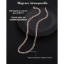 BioMag Collier Chaîne Cubaine en Cuivre Pur Homme Femme,Idée Cadeau | Chaîne Cubaine Longueur 46/51/56/61 cm, Largeur 5/7/9/12 m
