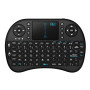 Rii Mini i8 Wireless (AZERTY) - Mini Clavier français, Ergonomique sans Fil avec Touchpad - pour Smart TV, Mini PC, HTPC, Consol