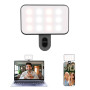 Mini lumière Portable pour Selfie pour iPhone : Rechargeable à Clipser sur téléphone Portable, Anneau Lumineux pour Photo d'appa