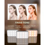Mini lumière Portable pour Selfie pour iPhone : Rechargeable à Clipser sur téléphone Portable, Anneau Lumineux pour Photo d'appa