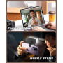 Mini lumière Portable pour Selfie pour iPhone : Rechargeable à Clipser sur téléphone Portable, Anneau Lumineux pour Photo d'appa