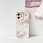 NITITOP Coque pour iPhone 16 Fleur Cerisier Motif, Blanc Rose | Aesthetic Floral Imprimé, Mignon et Esthétique, pour Femmes Fill