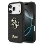 CG MOBILE Guess Coque de protection fixe à paillettes pour iPhone 17 Pro (noir)