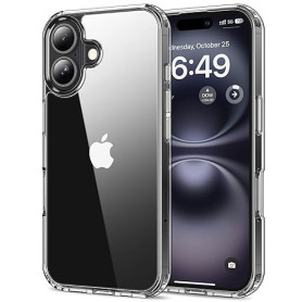 HOOMIL Coque pour iPhone 16, Anti-Jaunissement, Transparente | Antichoc, Résistant aux Rayures, Étui Housse de Téléphone Protect