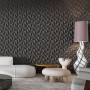 Art3d Lot de 20 Panneaux Muraux 3D | Décoration murale intérieure en PVC, 30 x 30 cm,1,8 m²,Noir