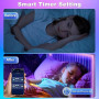 Ruban LED, 20M Flexible RGB Bande LED Decoration Chambre, Bluetooth App Contrôle Synchroniser avec Rythme de Musique, Led Chambr