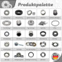 Parts and Parts Roulement à billes rainuré 63007 2RS 35 x 62 x 20 mm DIN 625 ISO 15 - Roulement radial à grande vitesse - Faible