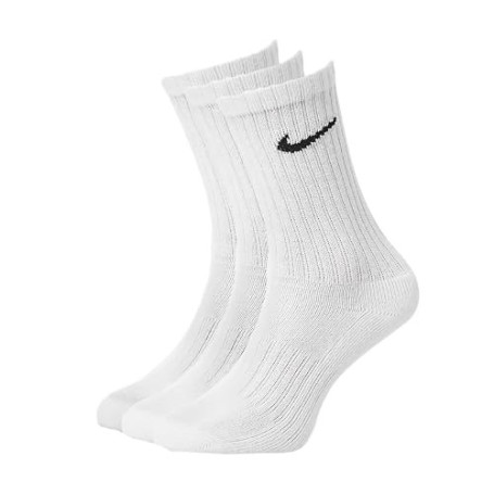 Nike U Nk V Cush Crew - 3p Value Socquettes Mixte (lot de 3)