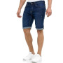 Indicode Hommes Caden Jeans Shorts | Pantalon Court en Jean à 5 Poches