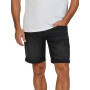ONLY & SONS ONSPLY Lot de 2 shorts pour homme, coupe droite, avec poches, basiques, en denim, couleur unie, fermeture éclair, no