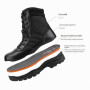 NORTIV 8 Bottes Hautes Militaires Rangers Homme | Antidérapante Botte de Combat Tactique Moto, Bottine pour extérieur Durable, C