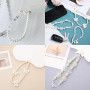 JOOTUEPO Lot de 3 Dragonne de Téléphone en Perles, Phone Charm Strap, Chaine Telephone Portable, Chaine De Telephone Perles, Dra