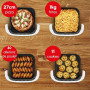 Moulinex - Easy Fry XL Surface et Pizza Air Fryer YY5876FB - 4 L - Blanc | Air fryer double resistance pour cuire 1kg de frites