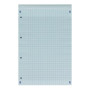 OXFORD Lot de 2 Blocs-Notes Perforés Orange A4+ Grands carreaux Seyès 80 Feuilles Agrafées Couverture Carte Enduite Orange