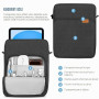 TiMOVO Housse Sac pour Tablette 9-11" avec Bandoulière, Gris Foncé | Compatible avec iPad A16 11", Air 11/10,9", iPad 10/10,2",