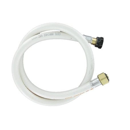 COMAP Flexible de gaz butane/propane caoutchouc - Tuyau de 2,00m - Validité 10 ans - Raccordement à visser - S651086
