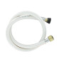 COMAP Flexible de gaz butane/propane caoutchouc - Tuyau de 2,00m - Validité 10 ans - Raccordement à visser - S651086