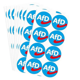 Sikweny 200 Pièces Etiquettes Autocollantes Personnalisées 50 MM Stickers Personnalisable AFD Motif Étanche Autocollant Personna